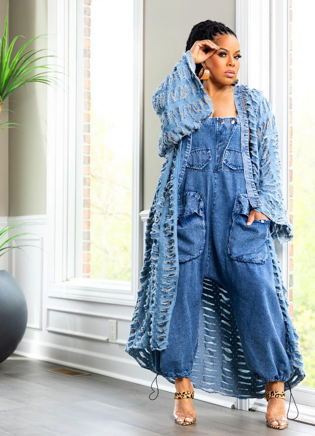 The Denim Kaftan/ last restock/ ship date (9/5-9/11)