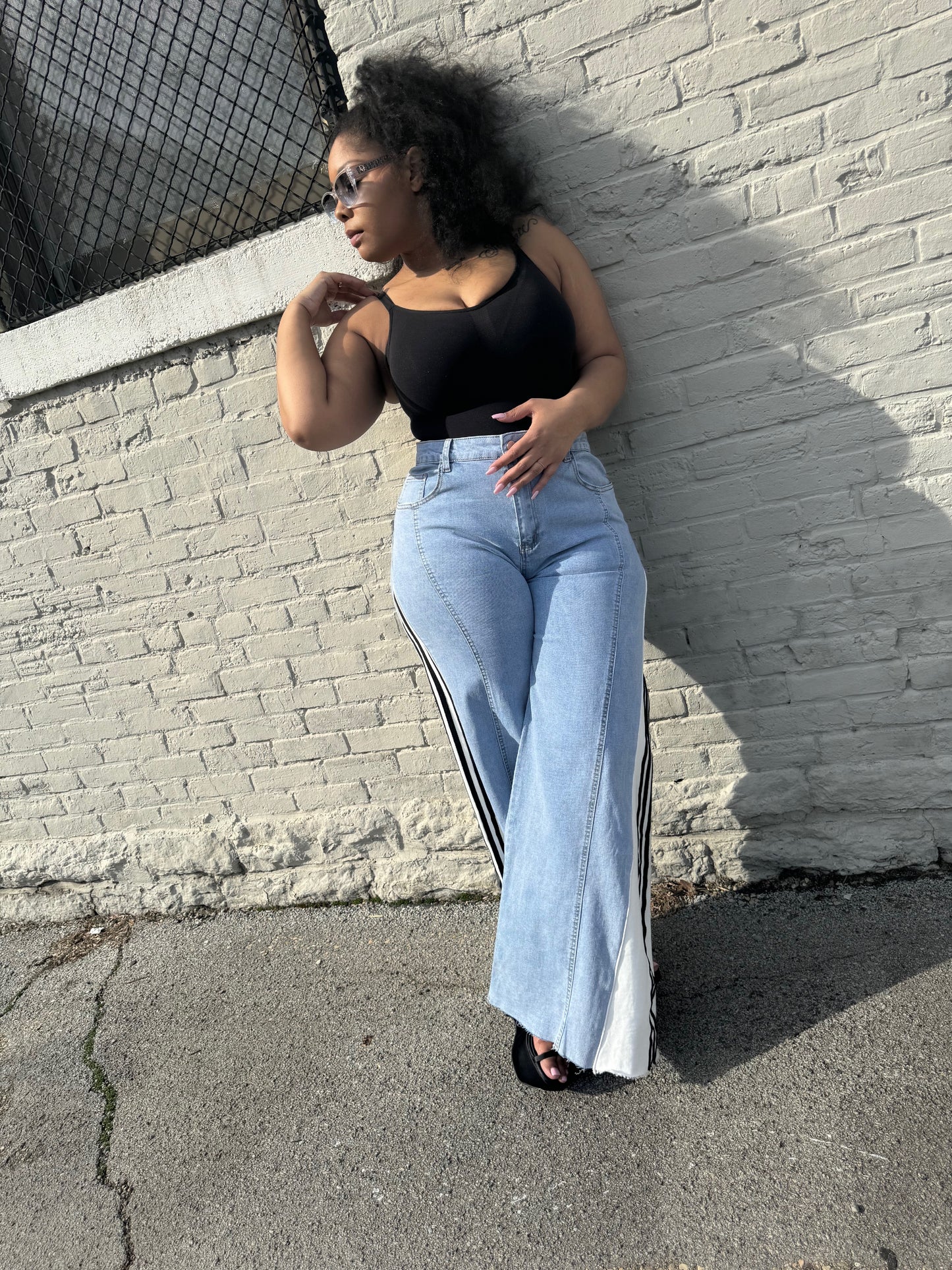 Kisha Kiar Wide Leg Jeans