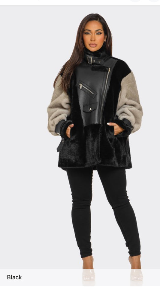 Liddie Faux Fur Coat